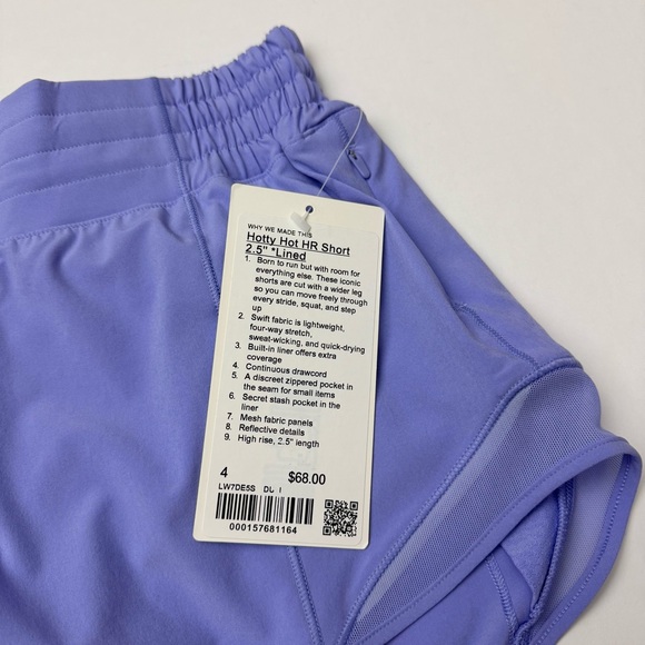 Lululemon Hotty Hot High-Rise Short 2.5” - Dusty Lilac, Size 4 - Picture 4 of 4